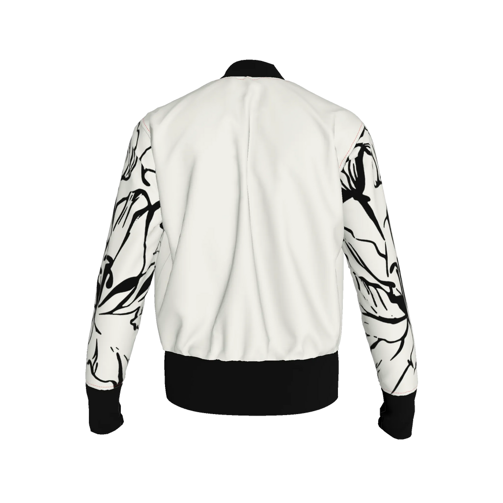 'Bayahibe Rose' JAIME™ Button-Up Bomber Jacket