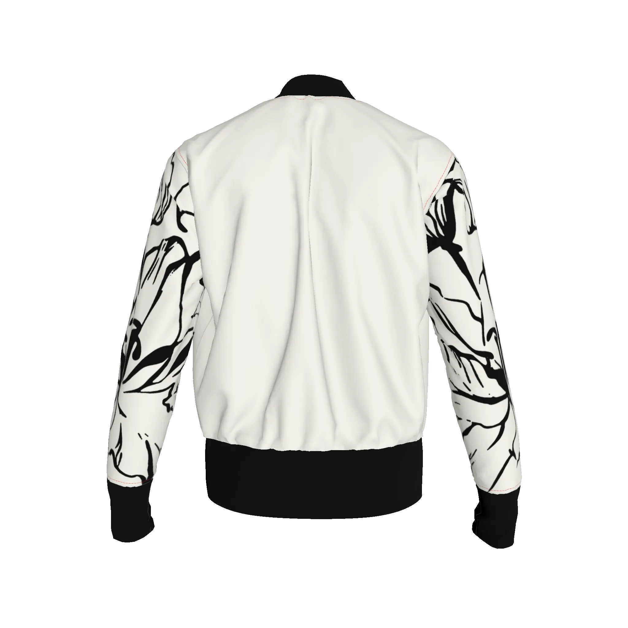 'Bayahibe Rose' JAIME™ Button-Up Bomber Jacket