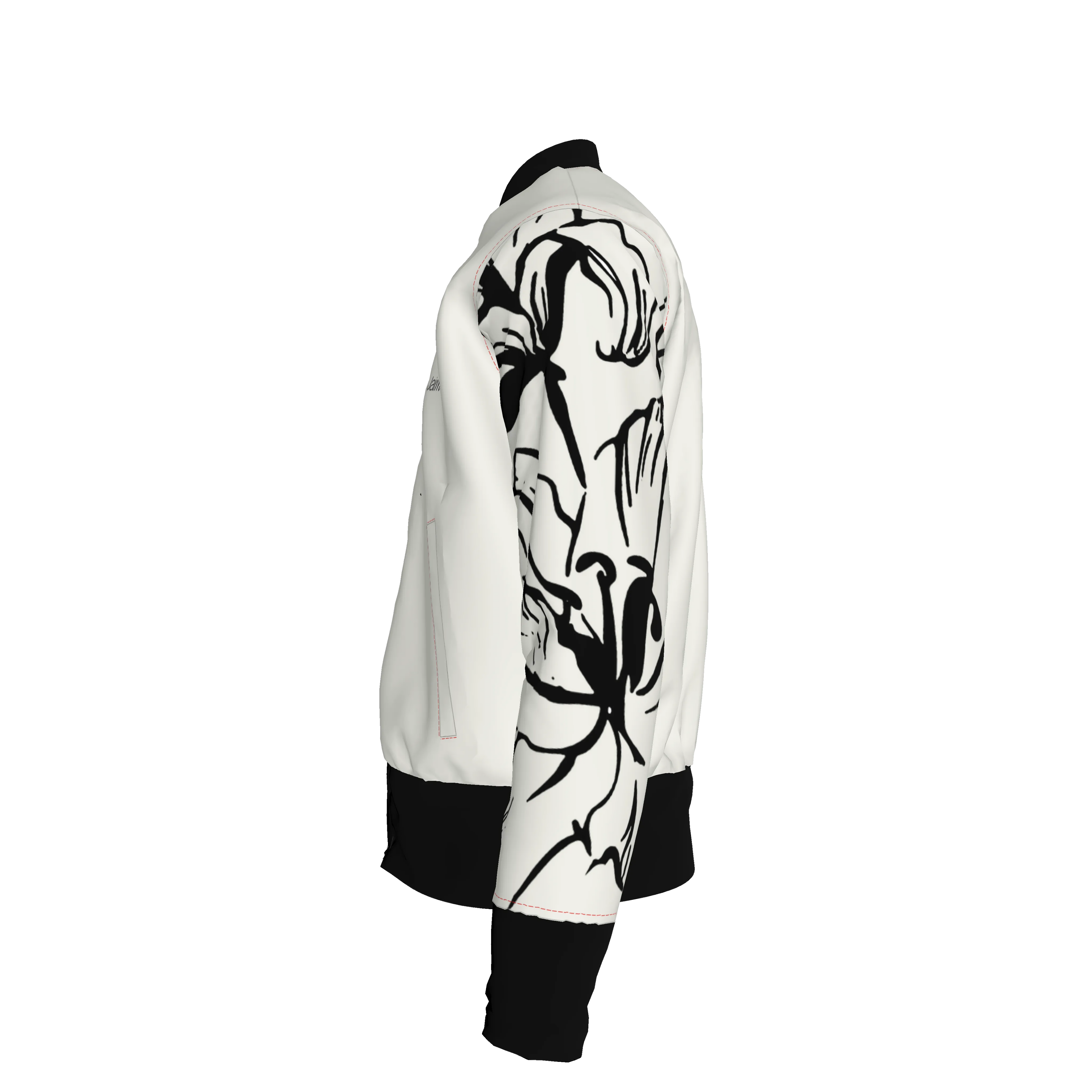 'Bayahibe Rose' JAIME™ Button-Up Bomber Jacket